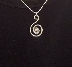Halsband snurr med kula