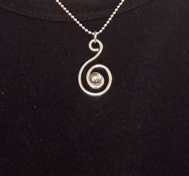 Halsband snurr med kula