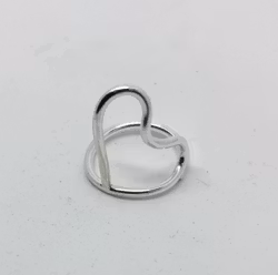 Ring stort hjärta öppen