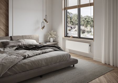 YALI RAMO+ FRONT MED VANNRETTE LINJER Varmeovn Dobbelt panel Type 21