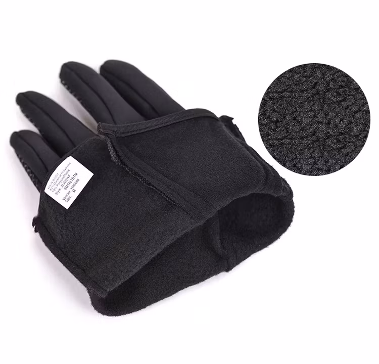 Water resistant gloves with touch