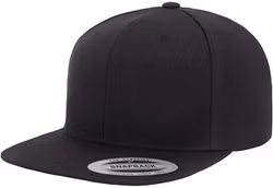 FLAT Snapback Cap Med Nummeret Ditt i Svart