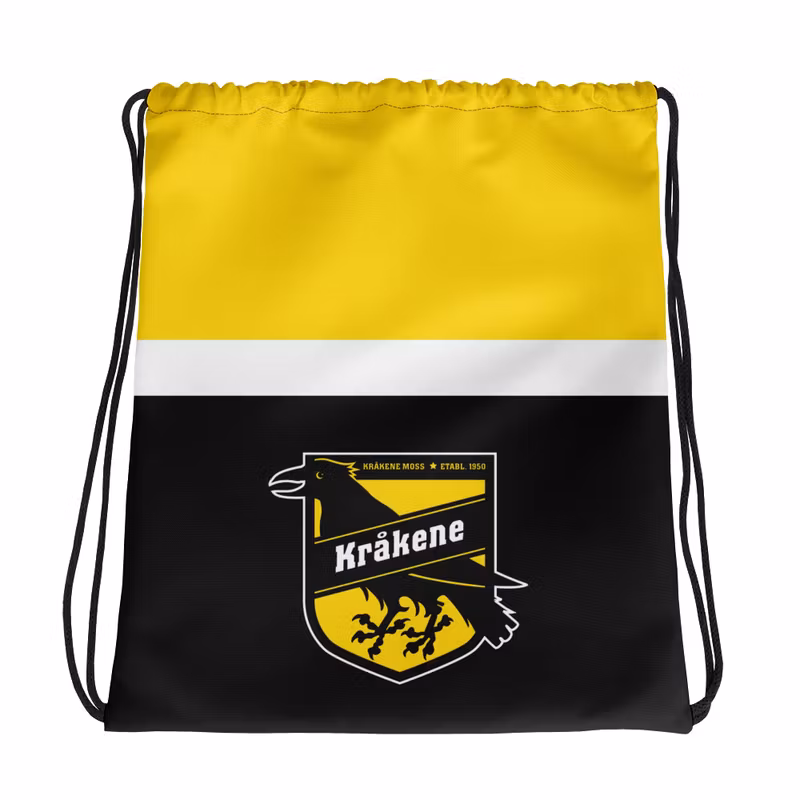 Kråkene Moss GYM BAG - White - 15x17