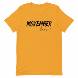 Unisex T-Skjorte - MOVEMBER V2 ''Let it Grow!''