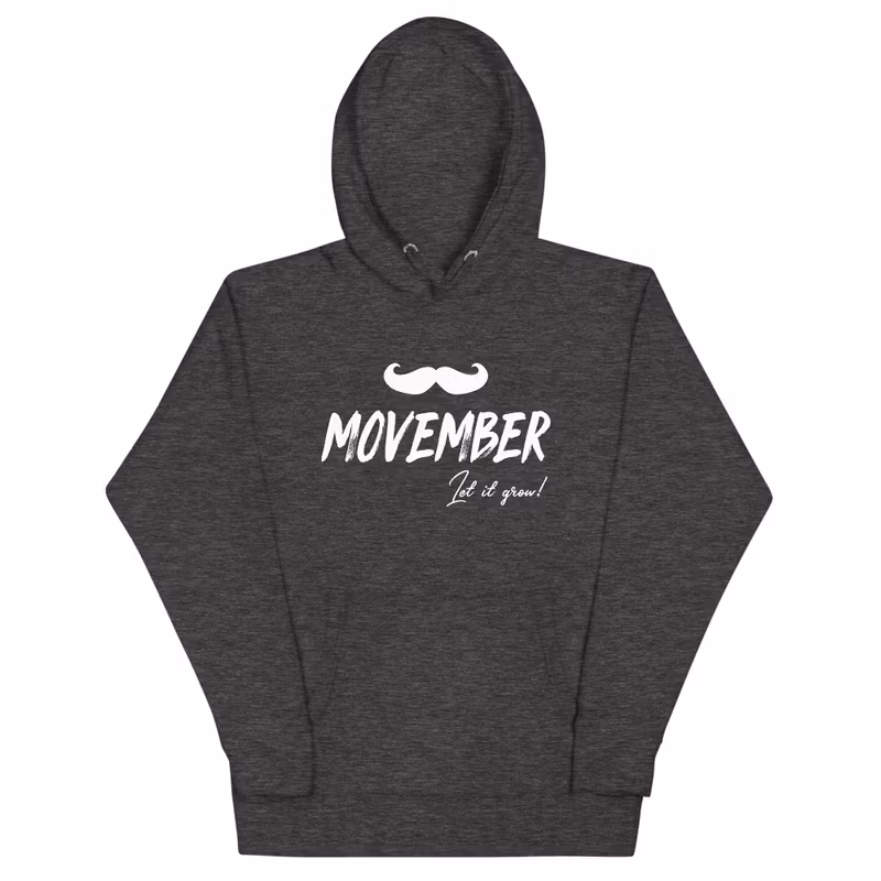 Unisex Hettegenser - MOVEMBER ''Let It Grow''