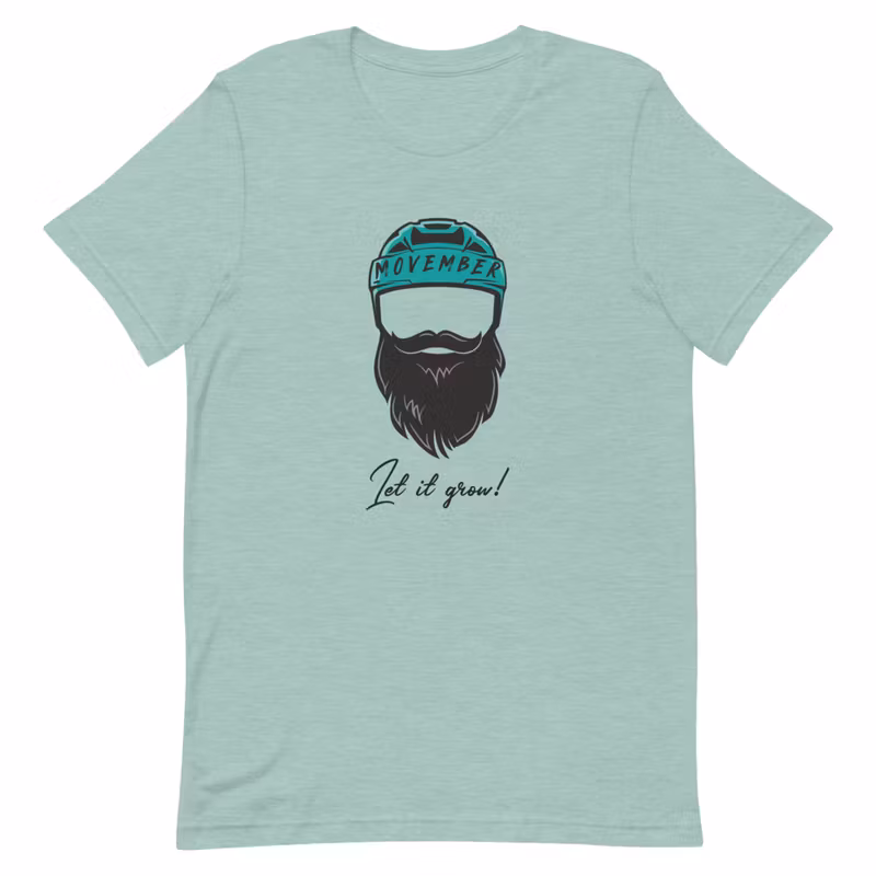 Unisex T-Skjorte - MOVEMBER LET IT GROW!
