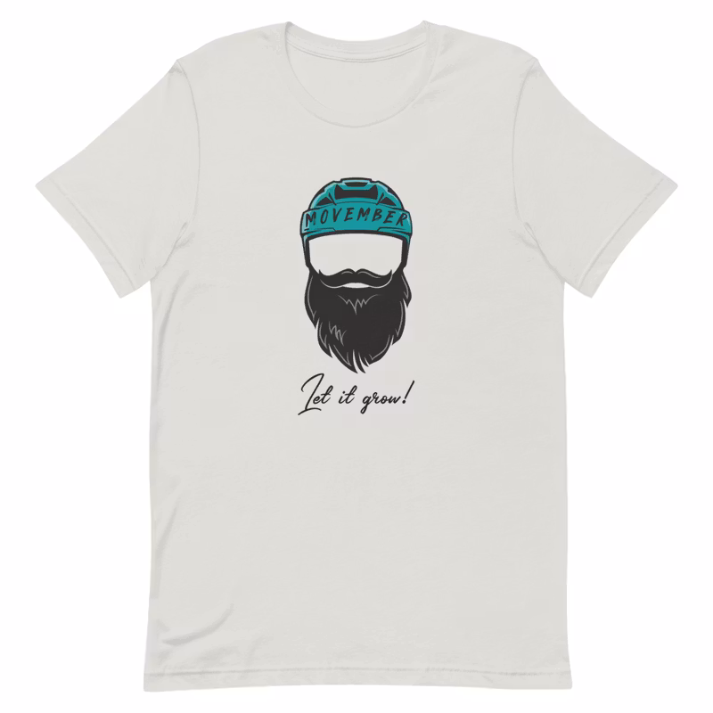 Unisex T-Skjorte - MOVEMBER LET IT GROW!