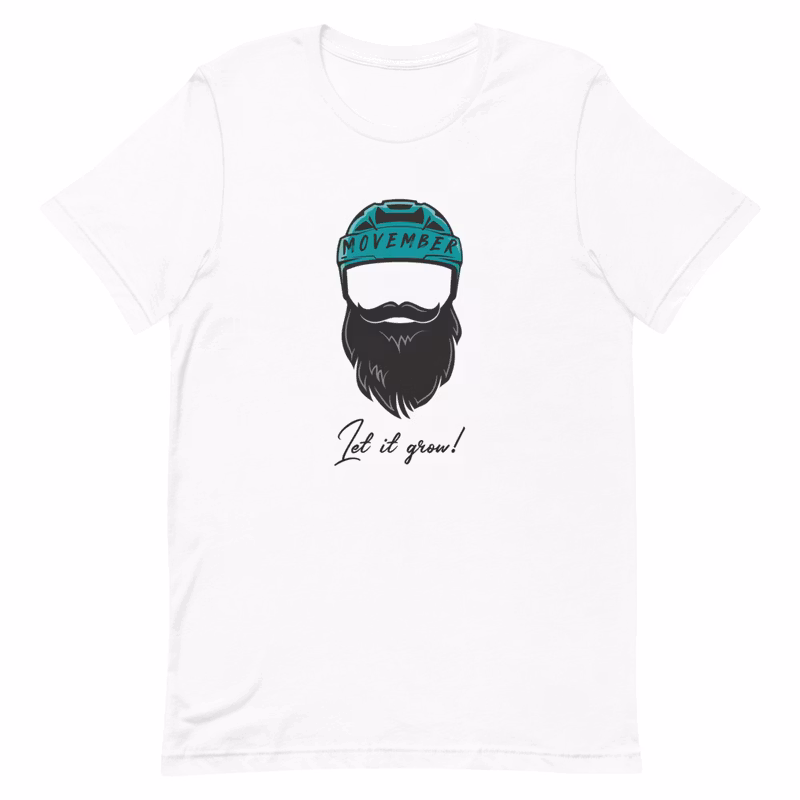 Unisex T-Skjorte - MOVEMBER LET IT GROW!