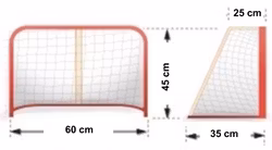 PRO MINIHOCKEYMÅL 60x45cm