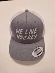 Trucker Cap -  WE LIVE HOCKEY #1
