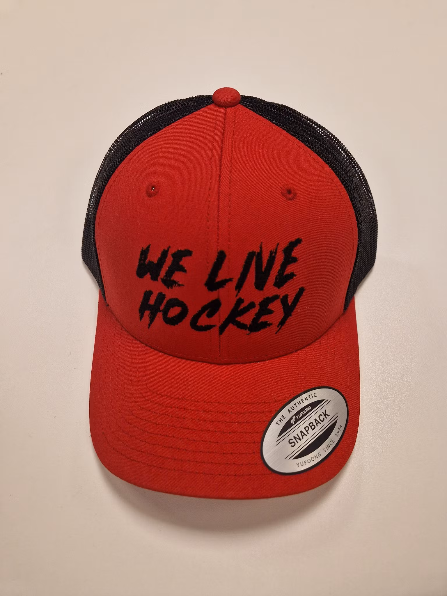 Trucker Cap -  WE LIVE HOCKEY #2
