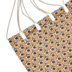 Hängmatta Milo, senapsgul, grå, vit