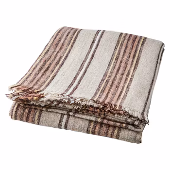 HILDA Filt/duk, Natur/brun/rosa/gul