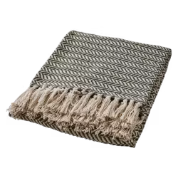 ANNA Filt, Grön/elfenben