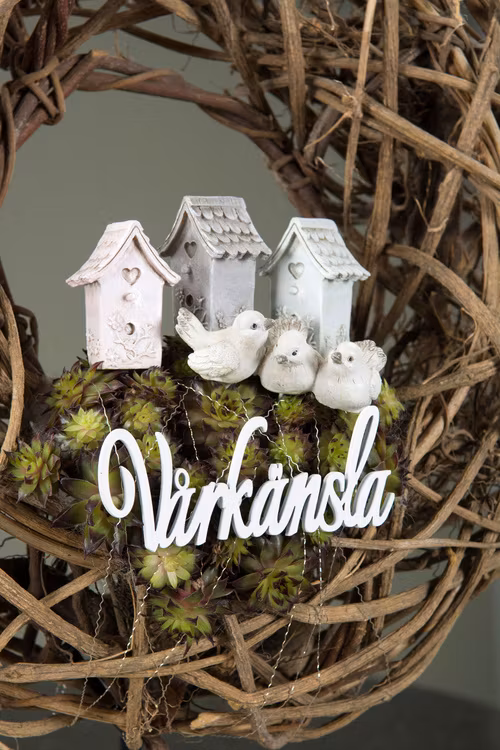 Vårkänsla/Stick Vit 8,5x3cm