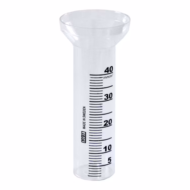 Mätglas till regnmätare