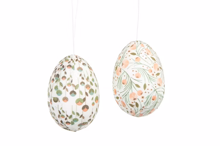 Ägg/Häng Vintage Mix 4x6cm 10-pack