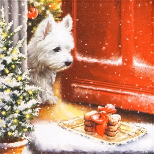 Julservett från ti-flair - *Hundgodis för Westie*