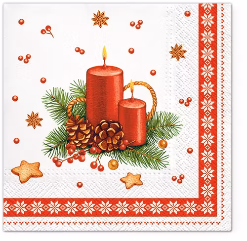 Julservett från Tete à Tete -  "Juleljus med ram"