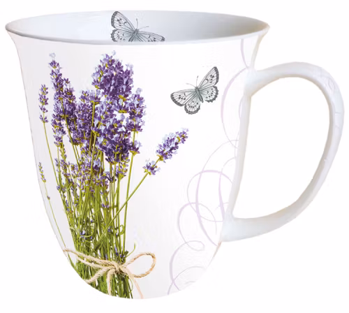 Ambiente Porslinsmugg -  *Lavendelbukett* - *Bunch of Lavender*