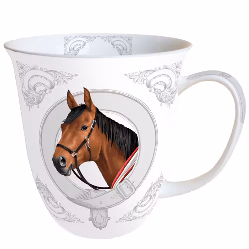 Ambiente Porslinsmugg -  *Classic horse*