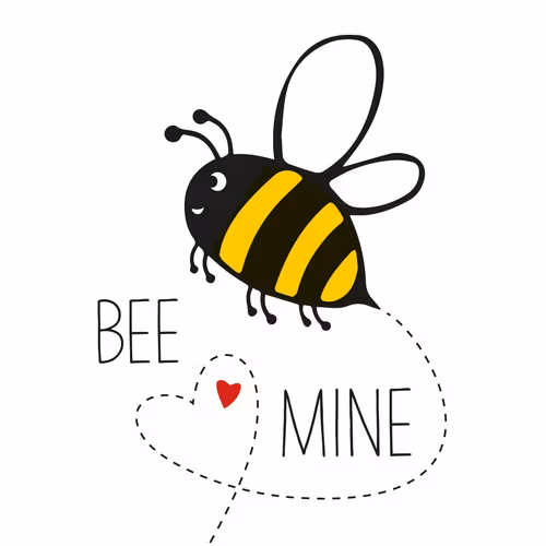 Servett från ppd - *Bee mine*