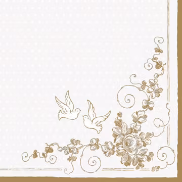 Servett från Maki - *Vita duvor* - *White doves*