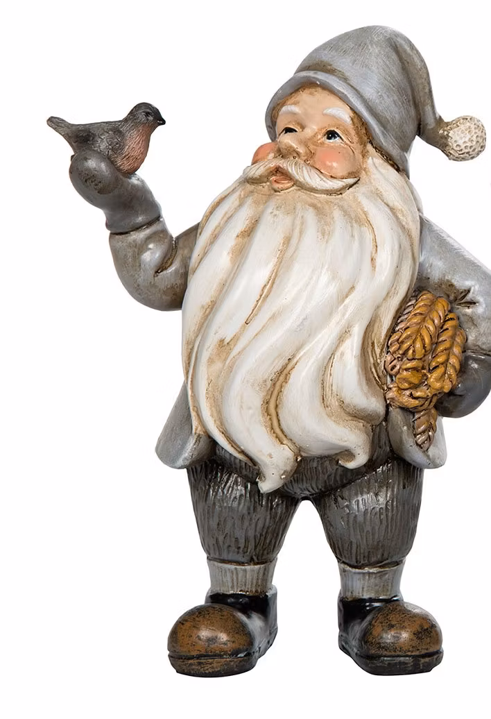 Tomte mix grå, 15 cm