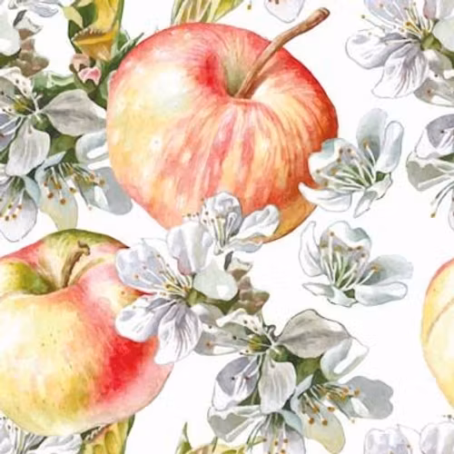 Servett från Pixie Design - "Strimmigt äpple"