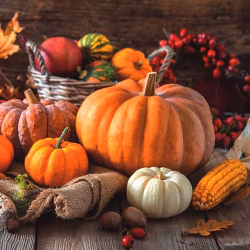 Servett från ti-flair -  "Thanksgiving Still Life"