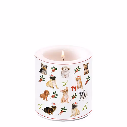 Dekorljus från Ambiente - *Christmas Dogs* - *Julhundar*