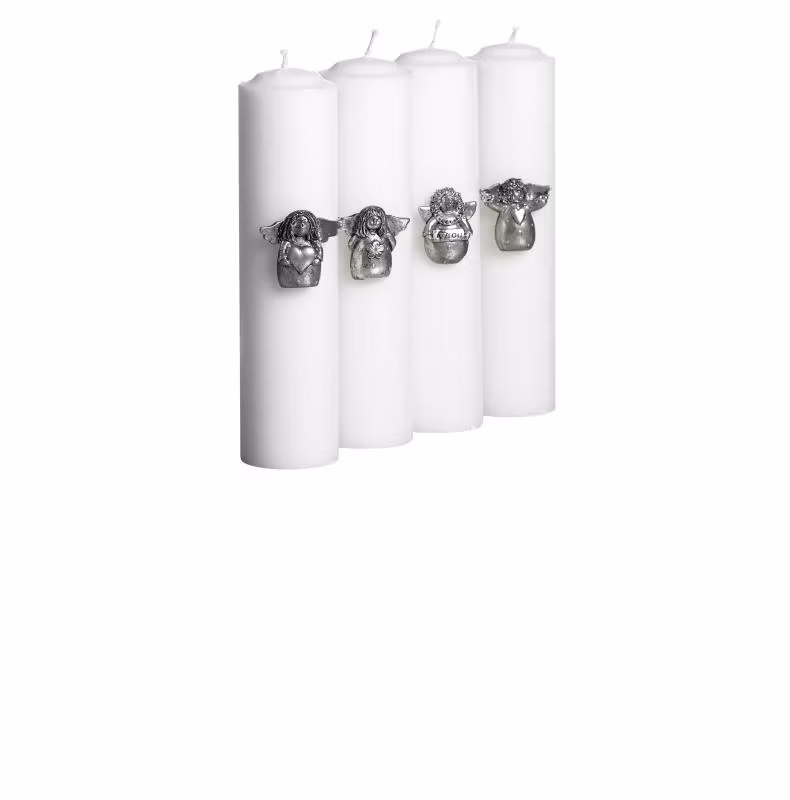 Ljussticks Silveränglar