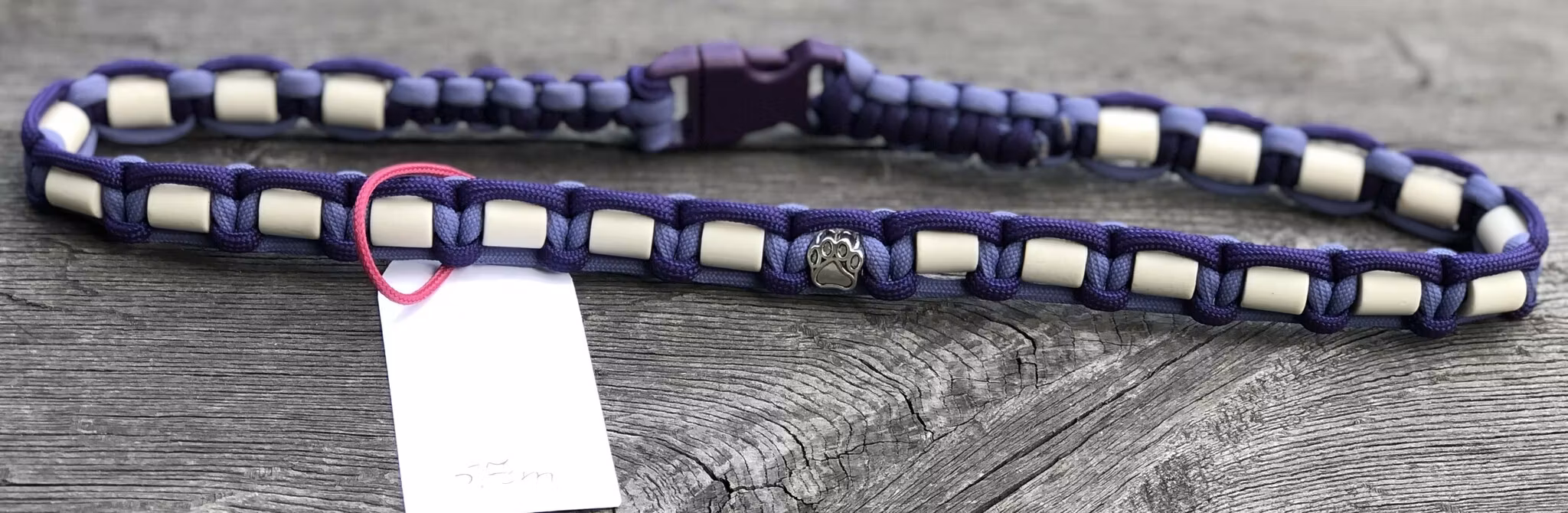 57 cm fästinghalsband RoyalPurple/LavenderPurple