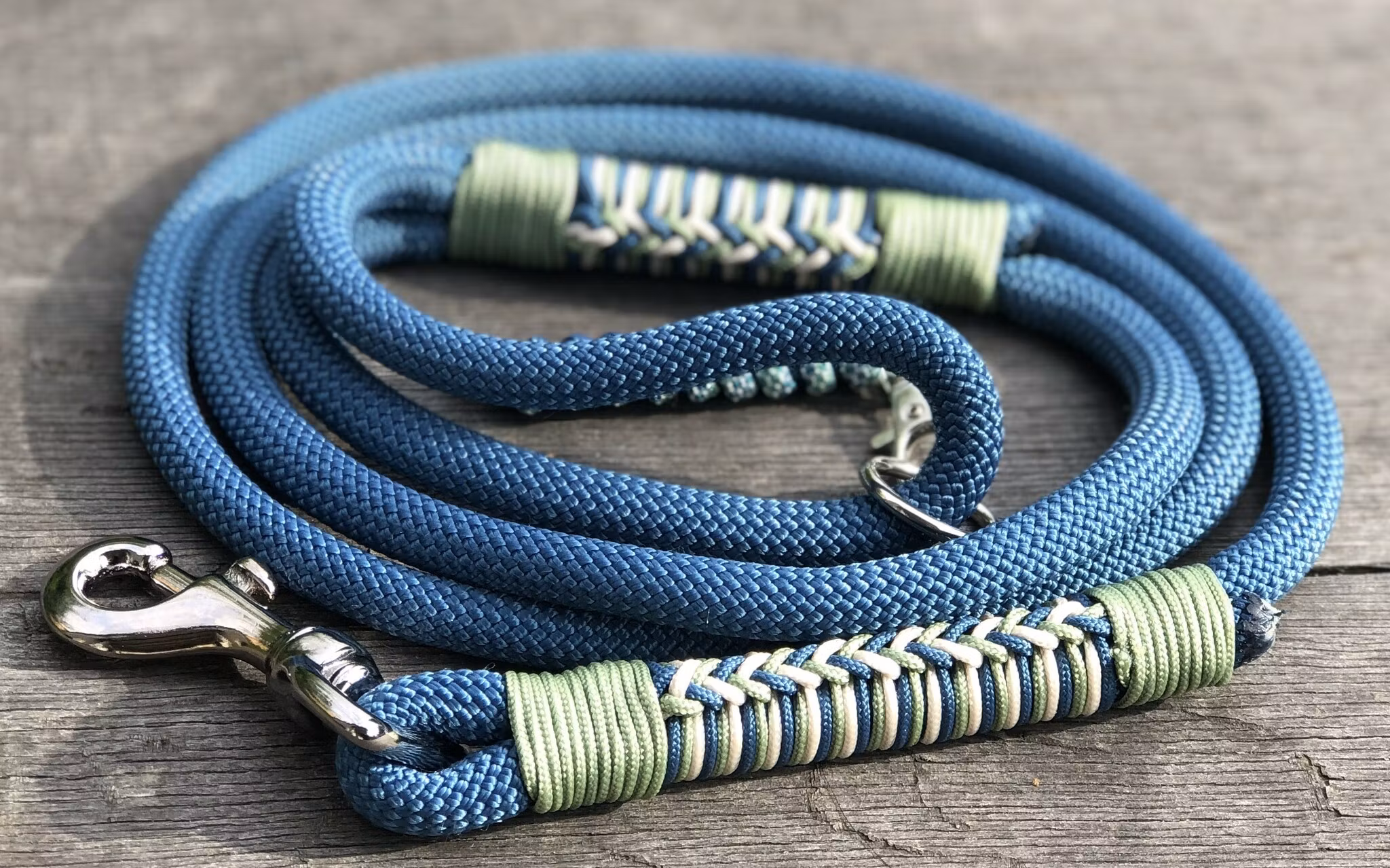 160 cm Dog Leash Rope koppel Petrol Blue