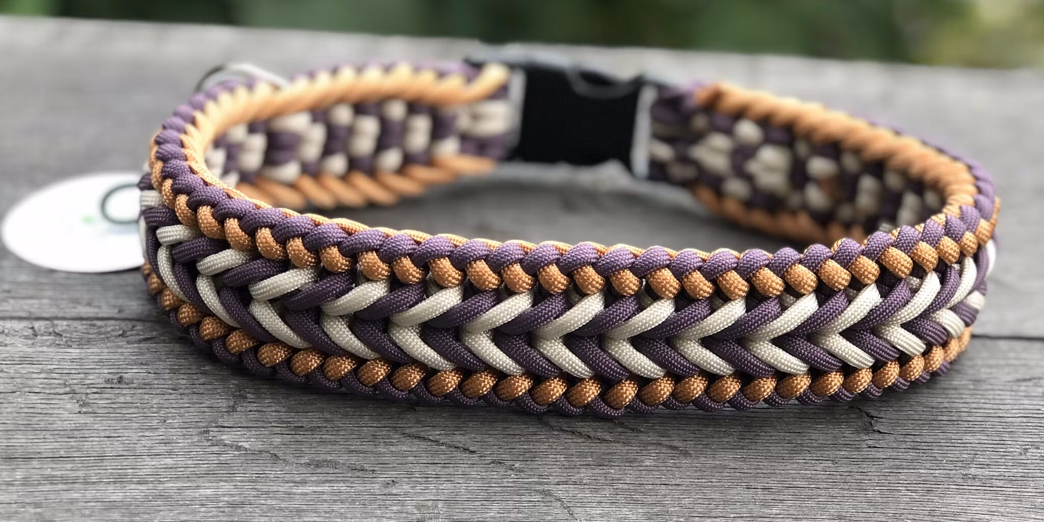 Halsband 50 cm Marvelous Mauve med säkerhetslås