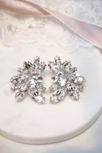 Tosca øredobber, rhodium,gull eller rosegull