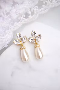 Pamina perleøredobber, gull og sølv