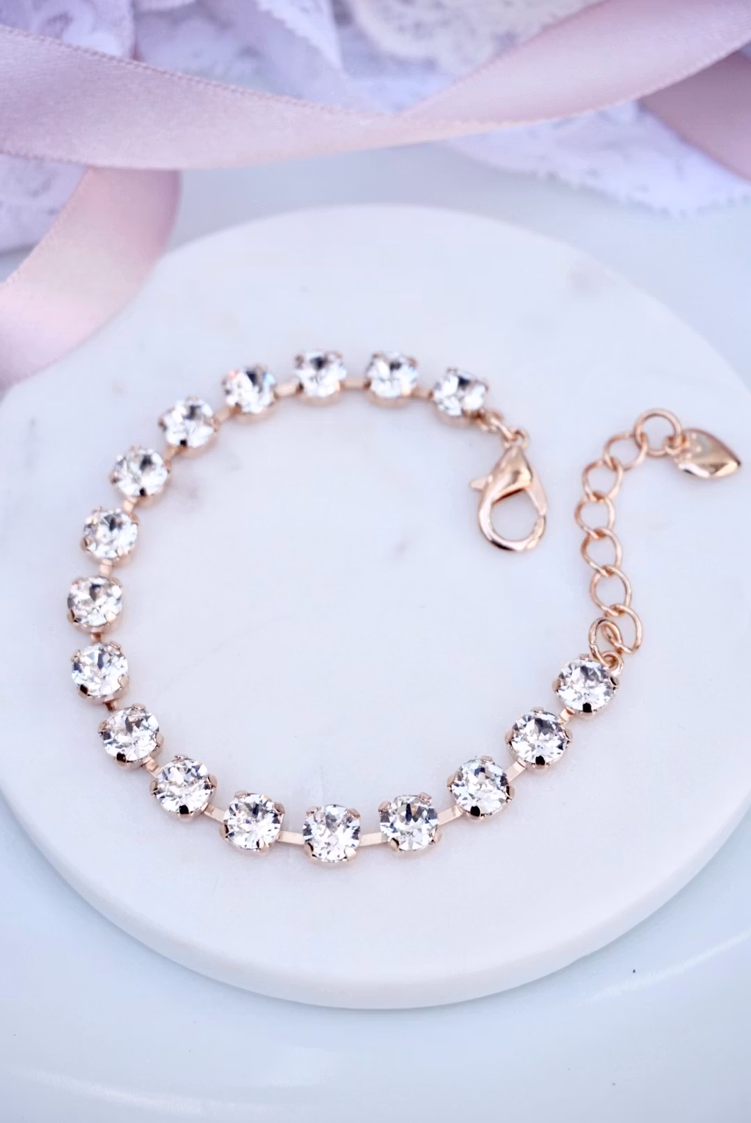 Zerlina armbånd i gull, rosegull eller rhodium