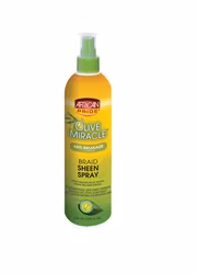 African Pride Olive Miracle Braid Sheen Spray