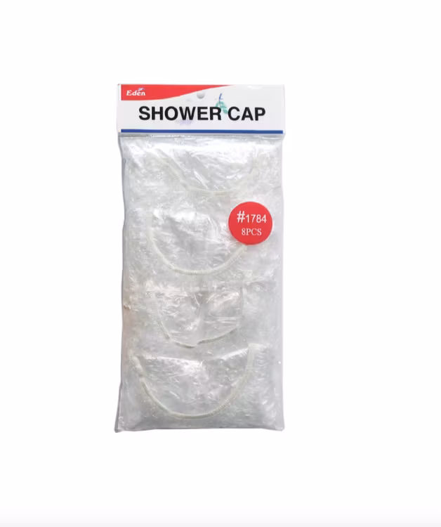 EDEN 8pcs Shower Cap Clear