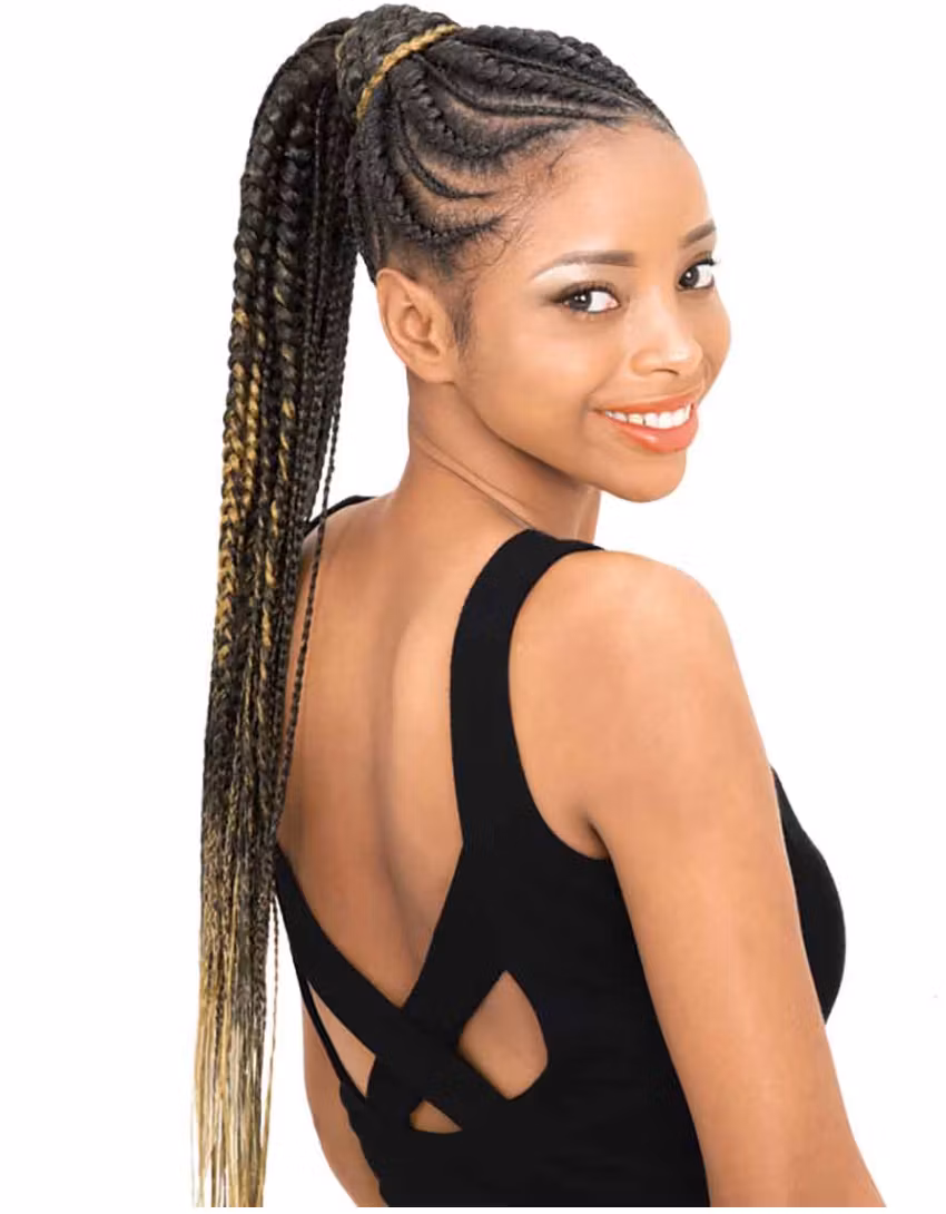 XPression Syn 2X Pre Stretched Ultra Braid  #1B