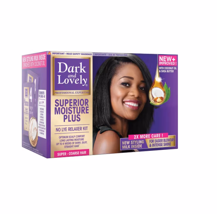 Dark And Lovely Moisture Plus No Lye Relaxer Super