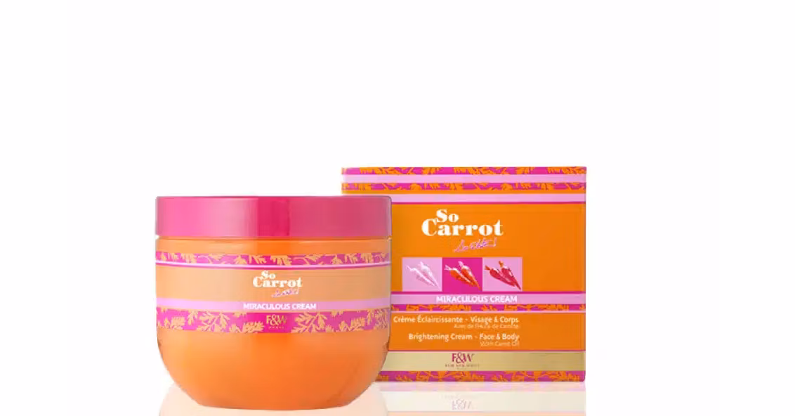Fair and White So Carrot Miraculous Cream Brightening 250ml