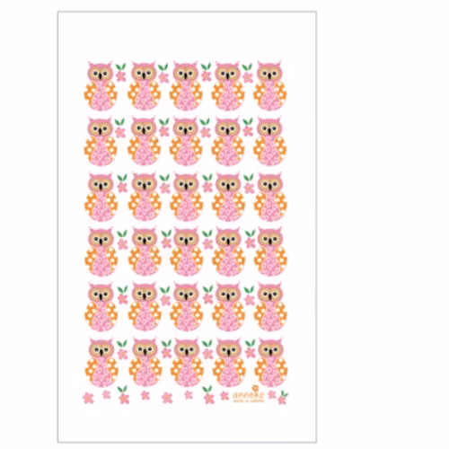 Gästhandduk "Ugglor"