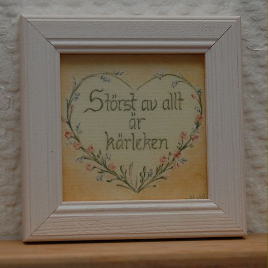 Tavla "Störst av allt"