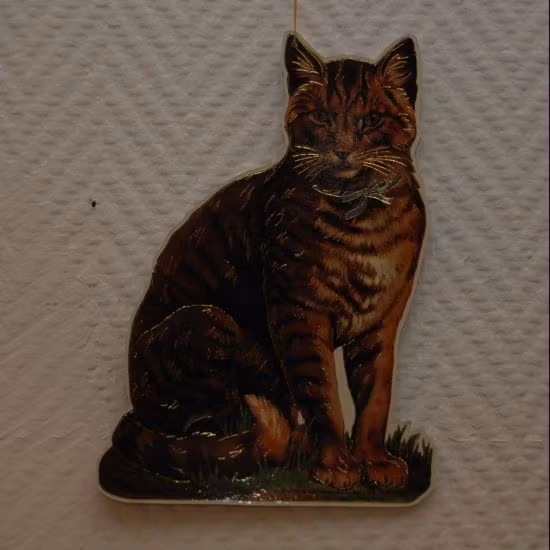 Katt "Sittande" (papp)