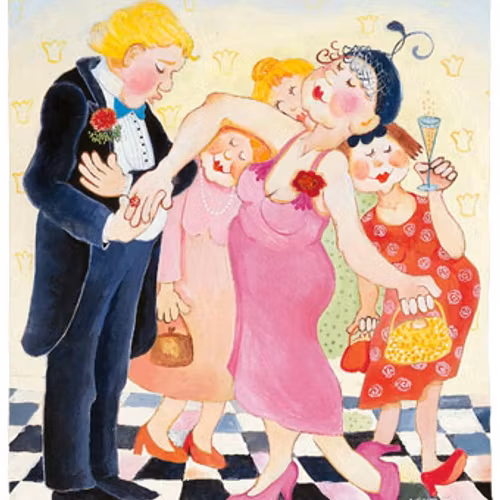 Kort BL "Tack för dansen"