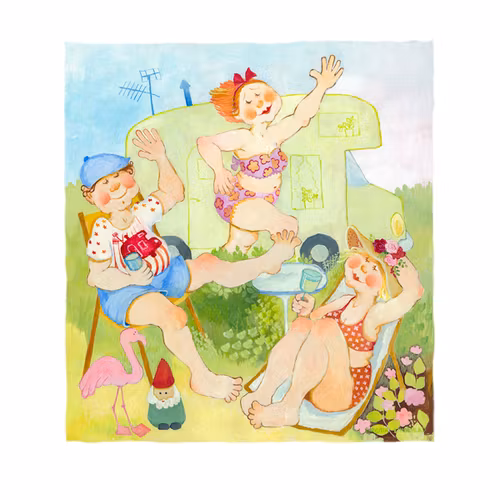 Kort BL "Semesterhälsning"