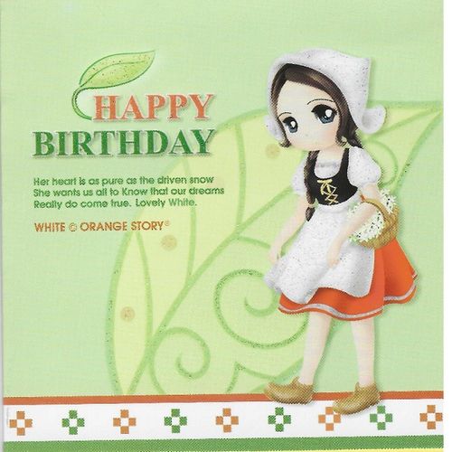 Kort+kuvert "Happy Birthday" 5