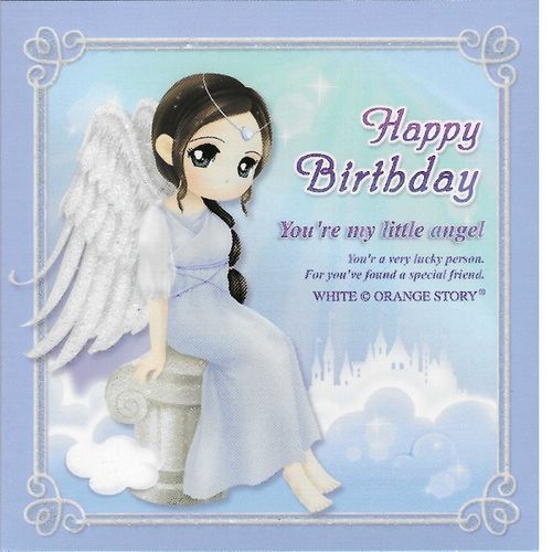 Kort+kuvert "Happy Birthday" 8